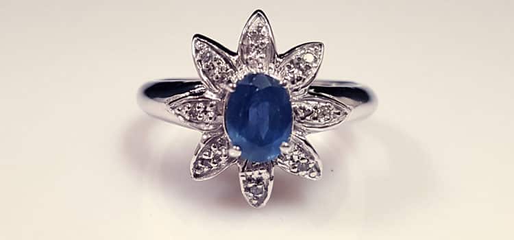 天然藍寶石戒指