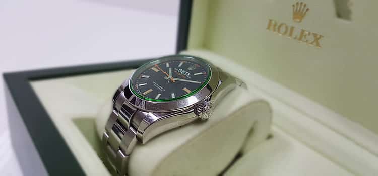 己售出 勞力士 Milgauss 腕錶 904L不銹鋼綠玻璃高防磁 勞力士 Milgauss 116400GV